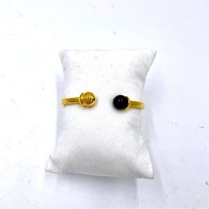 Rustic Cuff Hinged Open Bangle Bracelet